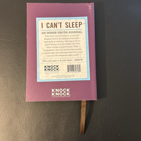 NEW: I Can’t Sleep Journal by Knock Knock - Insomnia - Journaling Self Care - Picture 8 of 13